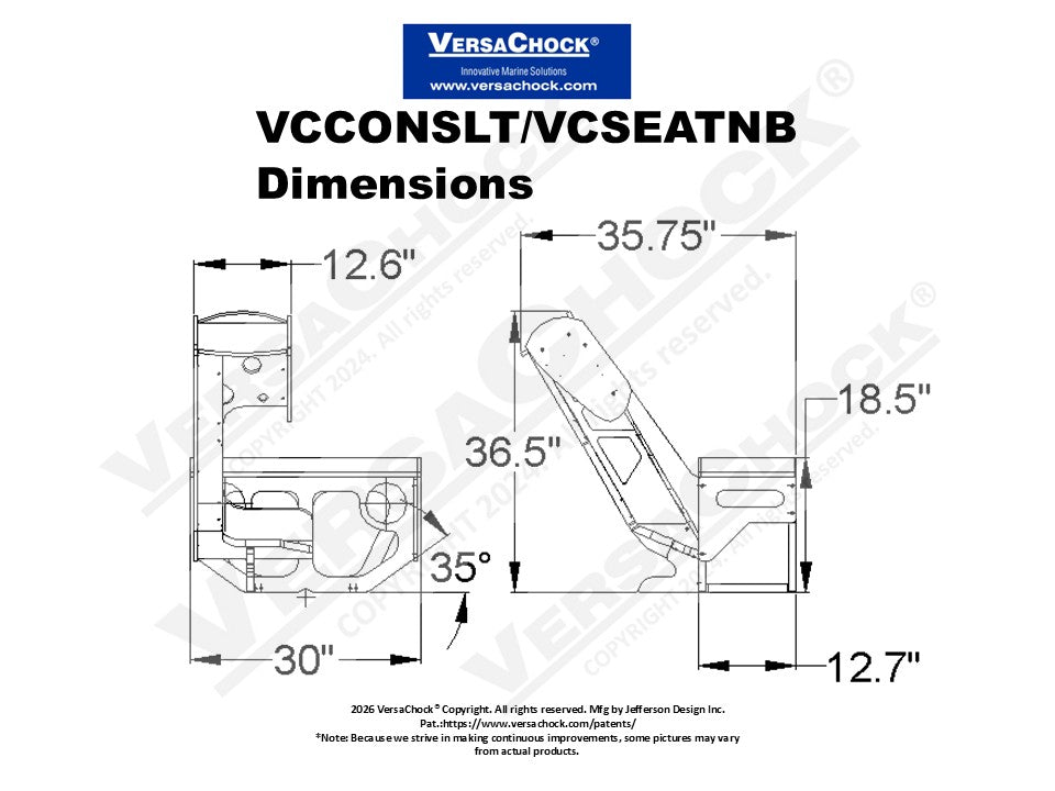 COMPACT STEERING CONSOLE AND SEAT COMBO