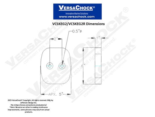 OUTBOARD SKEG REST PLATE