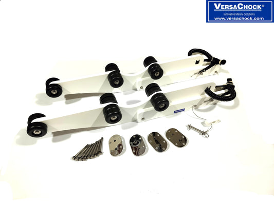TILTING DAVIT CHOCKS WITH WHEELS (VCTILTG4WHL)