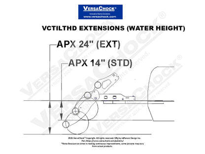 Extension Arms for HD Tilting Chocks