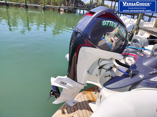 OUTBOARD SKEG REST PLATE