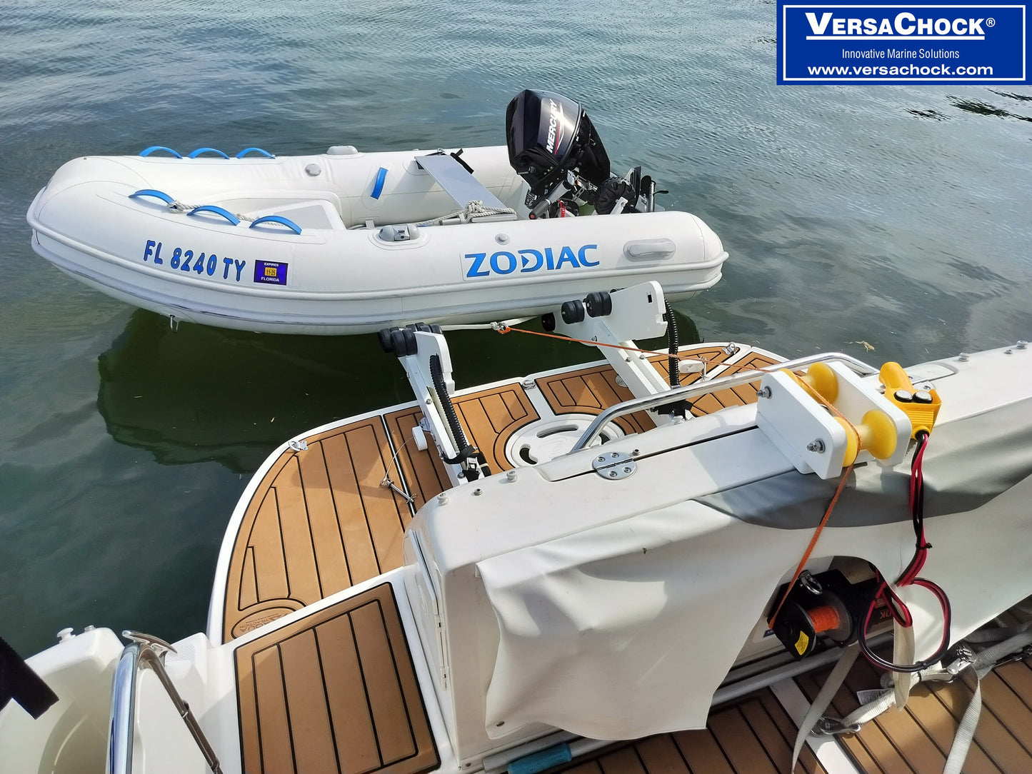 TILTING DAVIT CHOCKS WITH WHEELS (4TH Generation)