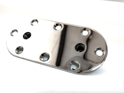 6.5" Oval Threaded Deck Plate