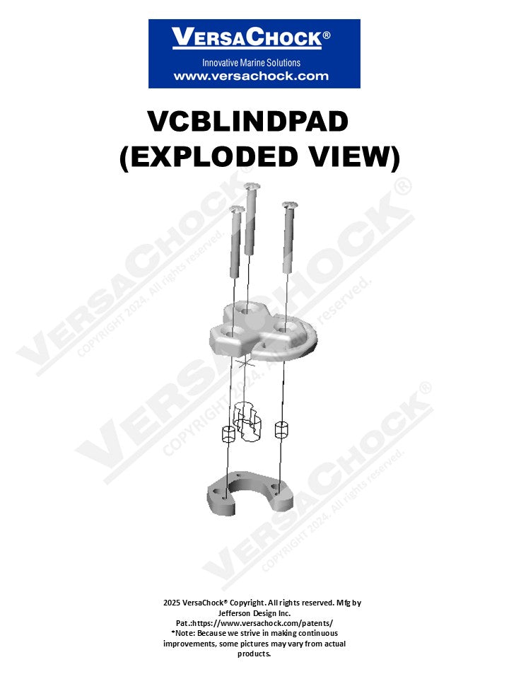 Blind Fastener for PTECH Pad Eye