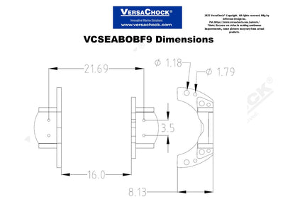 SEABOB F9 CHOCKS