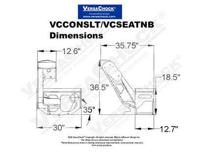 COMPACT STEERING CONSOLE AND SEAT COMBO