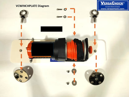 ELECTRIC WINCH PLATE KIT